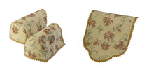 Load image into Gallery viewer, Tropicana Floral Pair of Arm Caps or Chair Back with Lace Trim