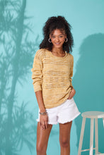 Load image into Gallery viewer, King Cole Double Knitting Pattern - Ladies Sweater and Top (6127)