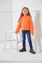 Load image into Gallery viewer, King Cole Double Knitting Pattern - Childrens Sweater &amp; Cardigan (6133)