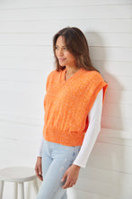 Load image into Gallery viewer, King Cole DK Knitting Pattern - Ladies Slipover Vests (6136)