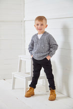 Load image into Gallery viewer, King Cole Double Knit Knitting Pattern – Men &amp; Kids Sweaters (6137)
