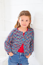 Load image into Gallery viewer, King Cole Knitting Pattern - Kids Overtop,Cardigan &amp; Beret 6139
