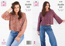 Load image into Gallery viewer, King Cole Knitting Pattern - Women’s Sweaters 6143