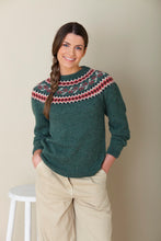 Load image into Gallery viewer, King Cole DK Knitting Pattern Womens ‘Knit in the Round’ Fair Isle Sweater 6148