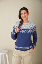 Load image into Gallery viewer, King Cole DK Knitting Pattern Womens ‘Knit in the Round’ Fair Isle Sweater 6148