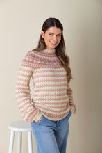 Load image into Gallery viewer, King Cole DK Knitting Pattern Womens ‘Knit in the Round’ Fair Isle Sweater 6149
