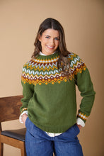 Load image into Gallery viewer, King Cole Double Knit Knitting Pattern Ladies Fair Isle Sweaters 6150
