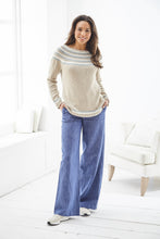 Load image into Gallery viewer, King Cole Double Knit Knitting Pattern Womens ‘Knit in the Round’ Sweater 6164
