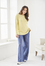 Load image into Gallery viewer, King Cole Double Knit Knitting Pattern Ladies Cable Detail Jumper 6165