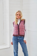 Load image into Gallery viewer, King Cole Knitting Pattern Ladies Round &amp; V-Neck Waistcoats 6174