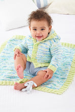 Load image into Gallery viewer, King Cole Knitting Pattern for Babies Chunky Jacket &amp; Blanket (6179)