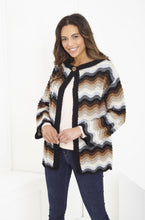 Load image into Gallery viewer, King Cole Double Knitting Pattern Women’s Wave Pattern Jumper &amp; Cardigan 6181