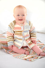 Load image into Gallery viewer, King Cole Double Knitting Pattern 6183 Kids Matinee Coat, Sweater &amp; Blanket