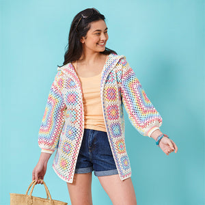 King Cole Women’s ‘Summer Fiesta’ Festival Crochet Pattern Booklet by Zoe Halstead