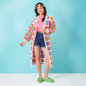 King Cole Women’s ‘Summer Fiesta’ Festival Crochet Pattern Booklet by Zoe Halstead