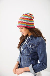King Cole Knitting Pattern for Women’s Accessories Hats, Hand Warmers & Cowl (6197)