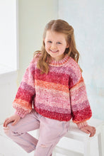 Load image into Gallery viewer, King Cole Knitting Pattern for Kids Chunky Jacket &amp; Sweater (6198)