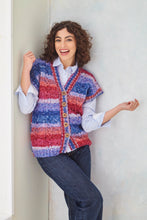 Load image into Gallery viewer, King Cole Knitting Pattern for Women’s Chunky Jacket &amp; Waistcoat (6201)