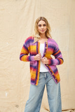 Load image into Gallery viewer, King Cole Chunky Knit Knitting Pattern Ladies Button Up Jacket Cardigan 6209