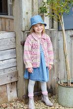 Load image into Gallery viewer, King Cole Kids Knitting Pattern Girls Aran Jacket Cardigan 6223
