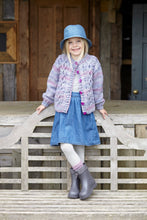 Load image into Gallery viewer, King Cole Kids Knitting Pattern Girls Aran Jacket Cardigan 6223