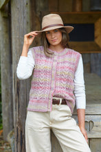 Load image into Gallery viewer, King Cole Aran Knitting Pattern Women’s Cable Knit Waistcoats 6224