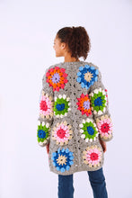 Load image into Gallery viewer, King Cole Cropped or Long Granny Square Cardigan Crochet Pattern (6233)