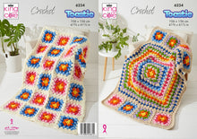 Load image into Gallery viewer, King Cole Cosy Blankets Crochet Pattern (6234)