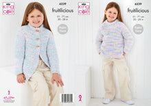 Load image into Gallery viewer, King Cole Knitting Pattern Girls Jacket and Sweater 6239