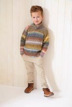 Load image into Gallery viewer, King Cole Knitting Pattern Boys Chunky Sweater Jumper 6243