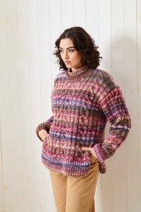 King Cole Knitting Pattern Womens Chunky Sweater & Cardigan (6246)