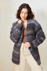 King Cole Knitting Pattern Womens Chunky Sweater & Cardigan (6246)