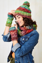 Load image into Gallery viewer, King Cole 6249 Knitting Pattern Womens Chunky Sweater, Cowl, Hat &amp; Hand Warmer 6249