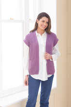 Load image into Gallery viewer, King Cole Knitting Pattern Womens Sweater &amp; Sleeveless Jacket 6262