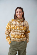 Load image into Gallery viewer, King Cole Chunky Knit Knitting Pattern Ladies Fair Isle Sweaters 6270