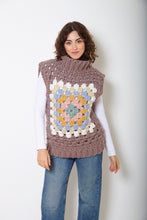 Load image into Gallery viewer, King Cole Double Knit Crochet Pattern Granny Square Jumper &amp; Slip Over (6274)
