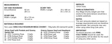 Load image into Gallery viewer, King Cole Chunky Crochet Pattern Granny Square Hat &amp; Scarf Accessories 6275