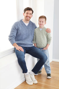 King Cole Unisex Adult & Kids Knitting Pattern Chunky Cardigan & Sweater 6280