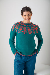 King Cole Double Knit Knitting Pattern Ladies Fair Isle Sweaters 6282