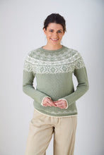 Load image into Gallery viewer, King Cole Double Knit Knitting Pattern Ladies Fair Isle Sweaters 6282