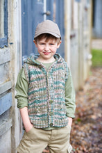 Load image into Gallery viewer, King Cole Boys Aran Knitting Pattern for Tank &amp; Waistcoat (6306)