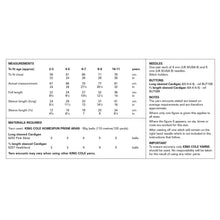 Load image into Gallery viewer, King Cole Girls Aran Knitting Pattern for Cropped Cardigans (6307)