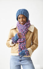 Load image into Gallery viewer, King Cole Knitting Pattern Ladies Soft Cardigan, Scarf, Hat &amp; Handwarmers 6318