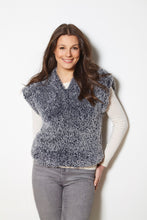 Load image into Gallery viewer, King Cole Knitting Pattern Ladies Velveteen Round or V-Neck Slip Overs 6319