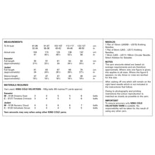 Load image into Gallery viewer, King Cole Knitting Pattern Ladies Velveteen Raglan Sleeve Jacket &amp; Sweater 6321