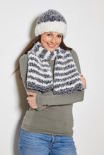 Load image into Gallery viewer, King Cole Knitting Pattern for Ladies Velveteen Hat, Scarf, Cowl, Wrap &amp; Tabard 6324