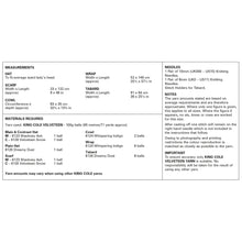 Load image into Gallery viewer, King Cole Knitting Pattern for Ladies Velveteen Hat, Scarf, Cowl, Wrap &amp; Tabard 6324