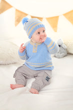 Load image into Gallery viewer, King Cole Knitting Pattern Babies &amp; Kids 4Ply Sweater, Cardigan &amp; Hat 6326