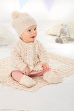 Load image into Gallery viewer, King Cole Double Knitting Pattern Babies Coat,Cardigan,Hats,Bootees &amp; Blanket (6327)