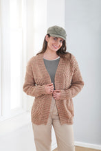 Load image into Gallery viewer, King Cole Aran Knitting Pattern Ladies Cardigan &amp; Waistcoat 6340